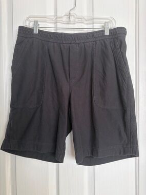 Men's Black Casual Drawstring Shorts
